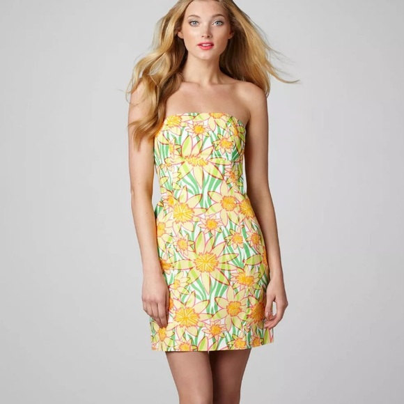 EUC - Vintage Lilly Pulitzer - Franco Dress - Punch Pink floral pattern - Sz 6 - Picture 4 of 7